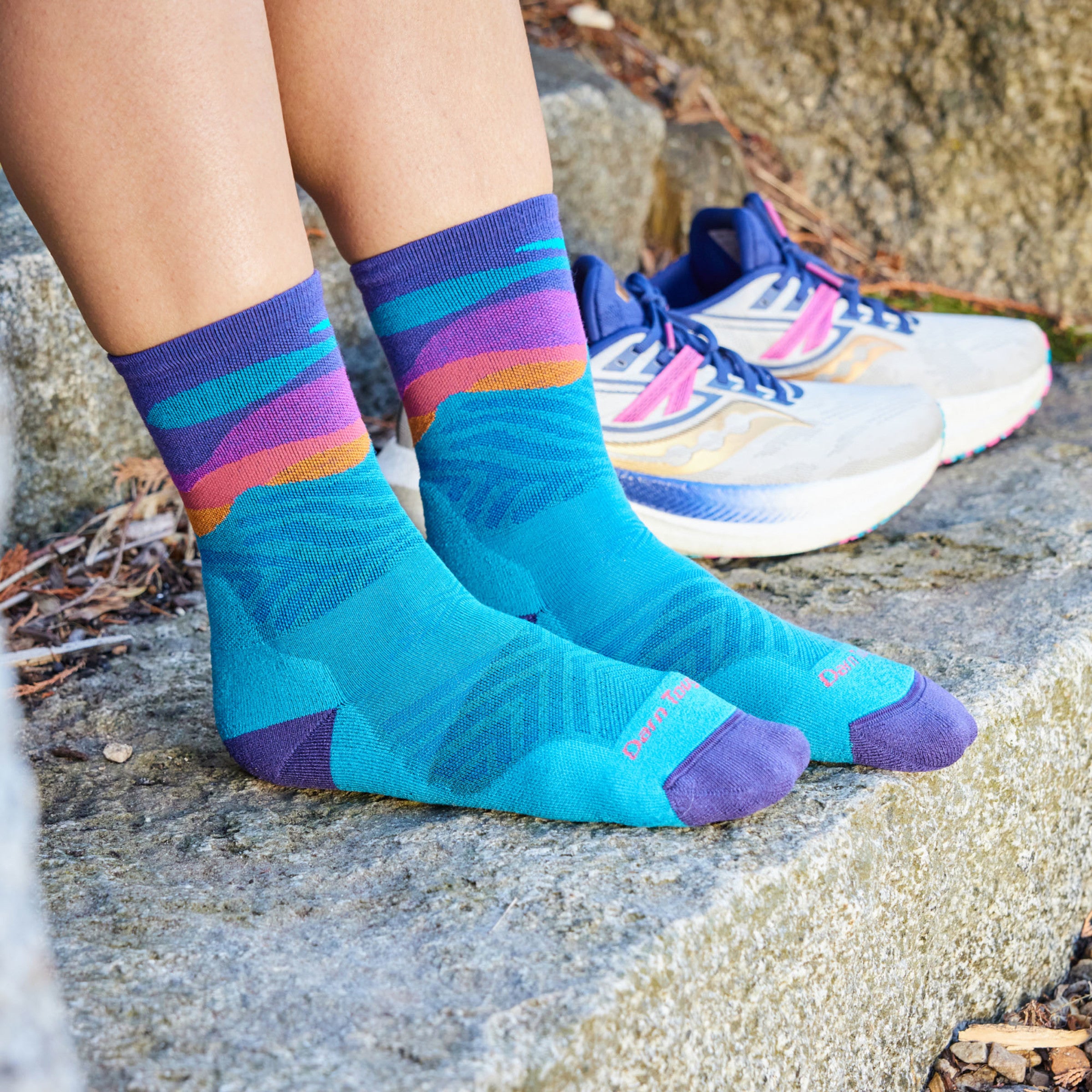 Women's Mirnavated Micro Crew Ultra-Lightweight Running Socks - Image 3