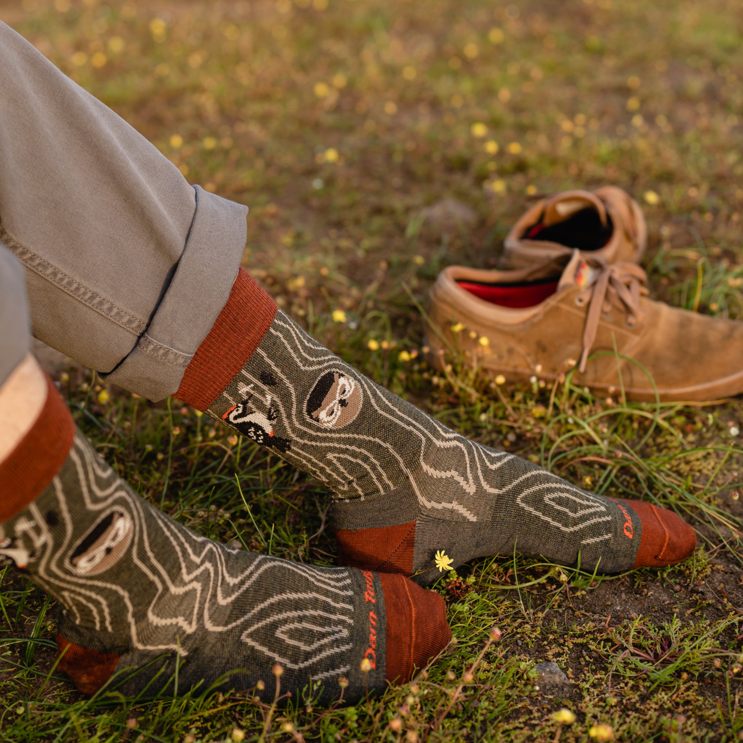 Men's Woody Crew Lightweight Lifestyle Socks - Image 3