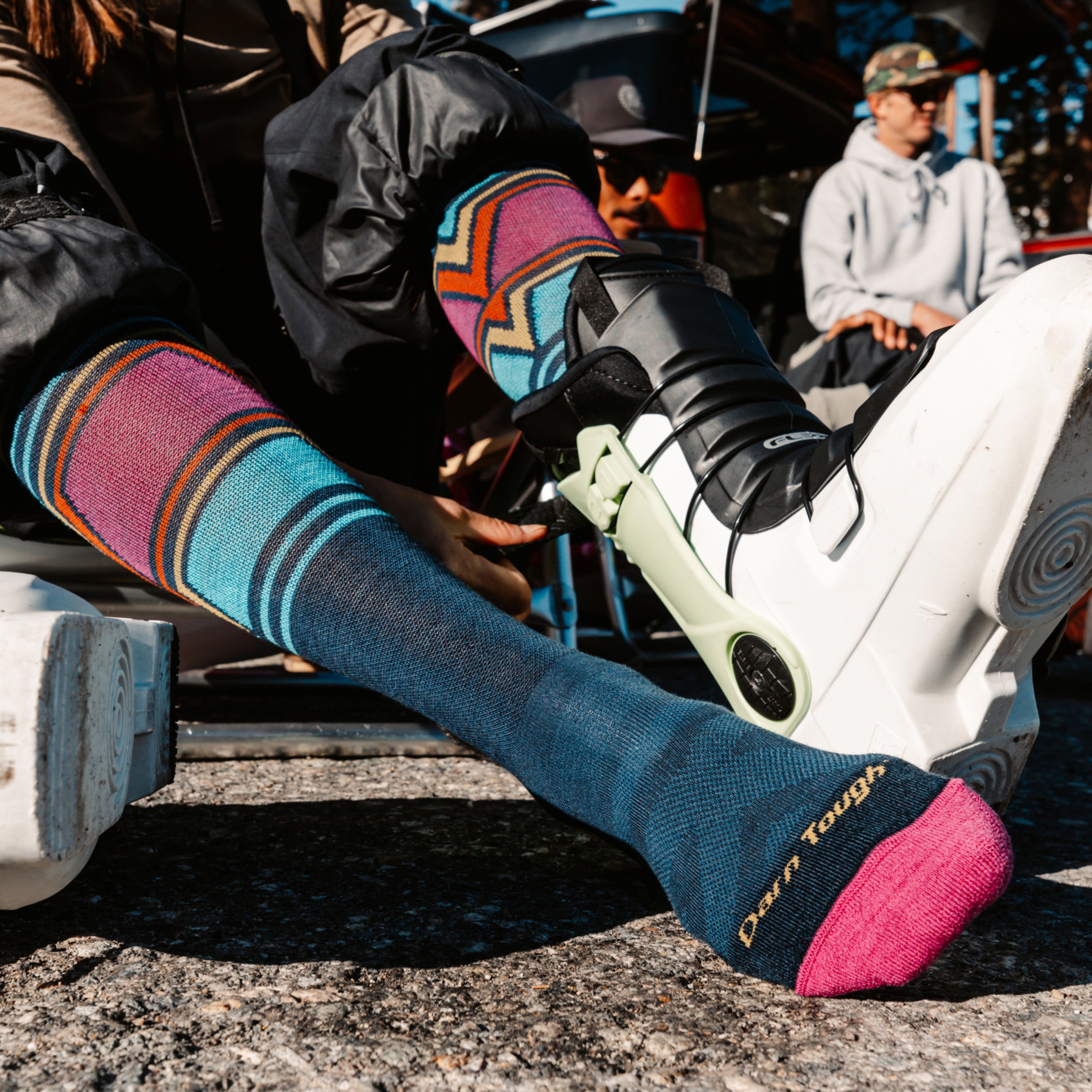 Women's Echo Over-the-Calf Midweight Ski & Snowboard Socks - Image 2