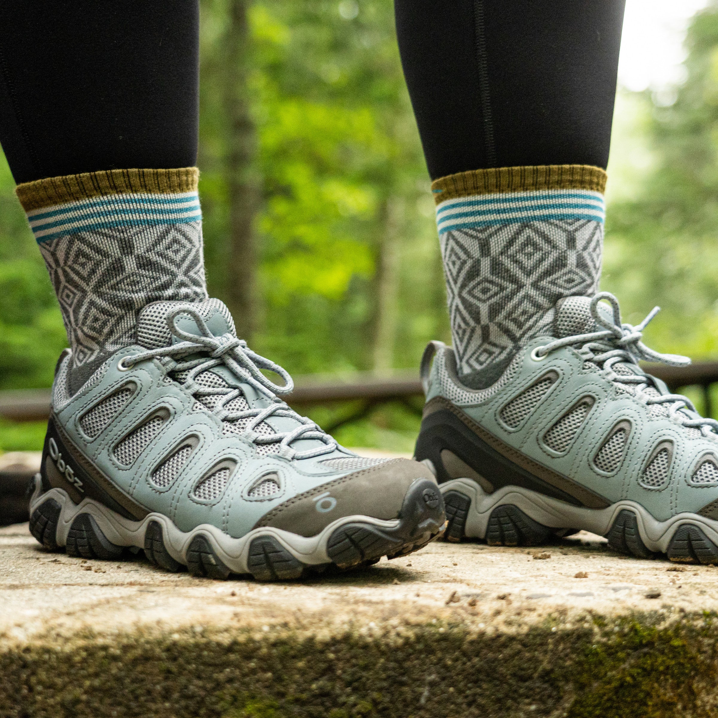 Women's Sobo Micro Crew Lightweight Hiking Socks- Last Chance - Image 4