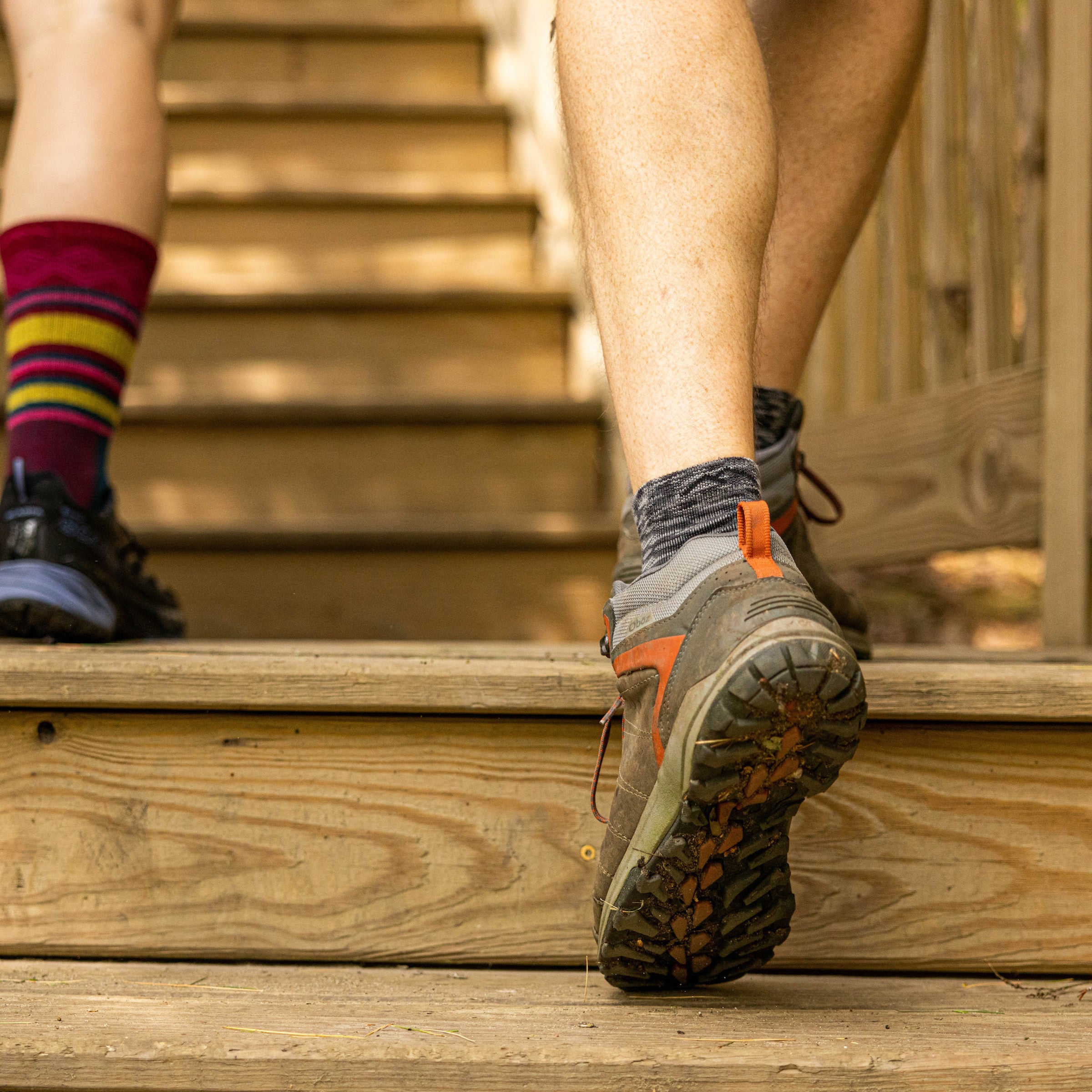 Men's Light Hiker Quarter Lightweight Hiking Socks - Image 7