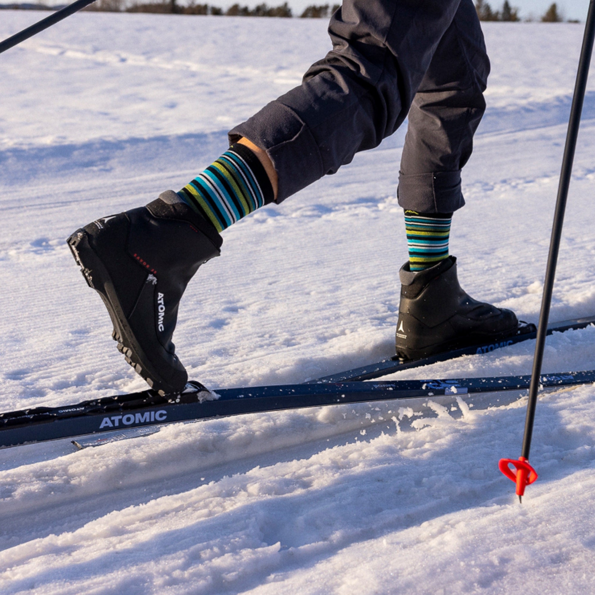 Men's Oslo Nordic Boot Lightweight Ski & Snowboard Socks - Image 5