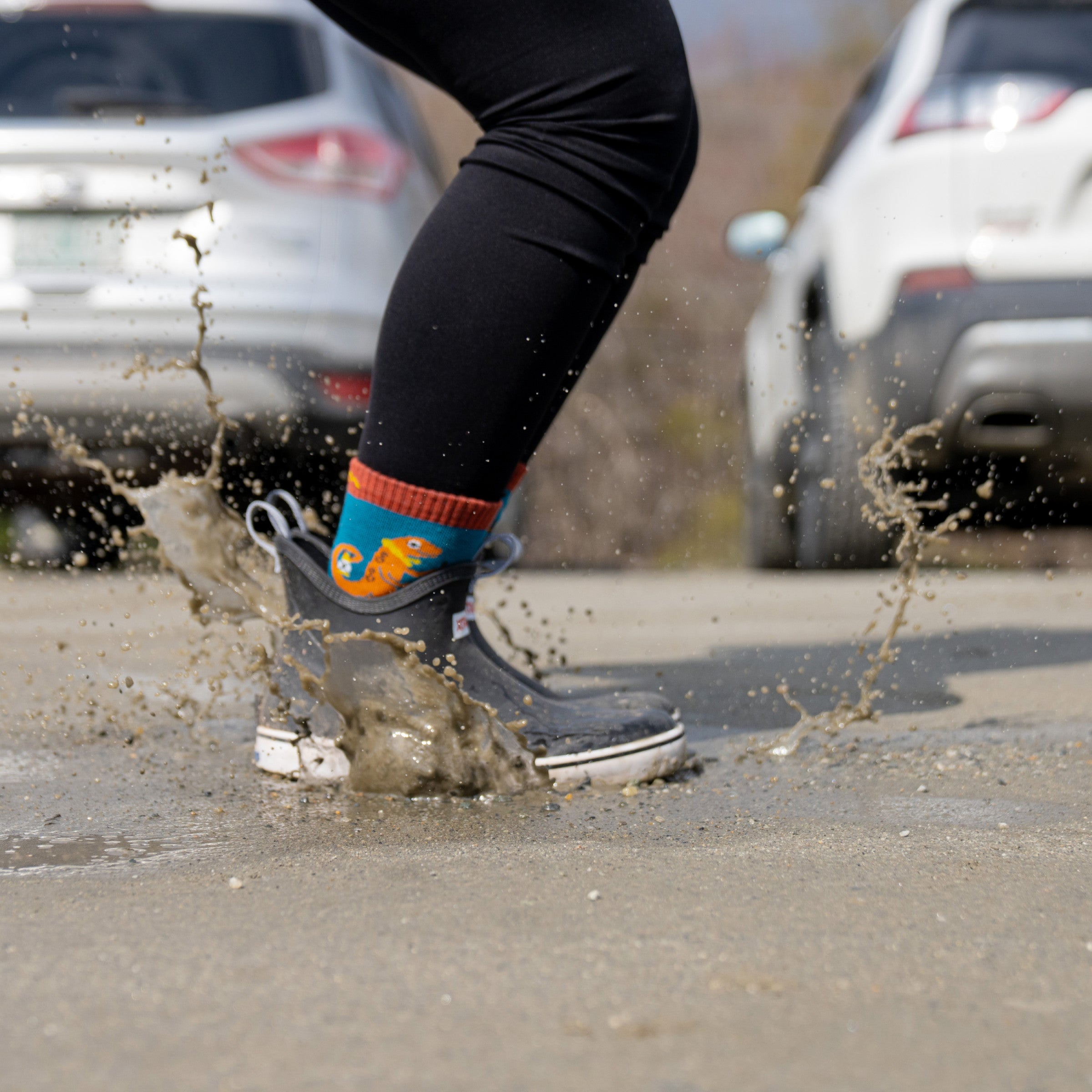 Kids Sal Micro Crew Lightweight Hiking Socks - Image 3