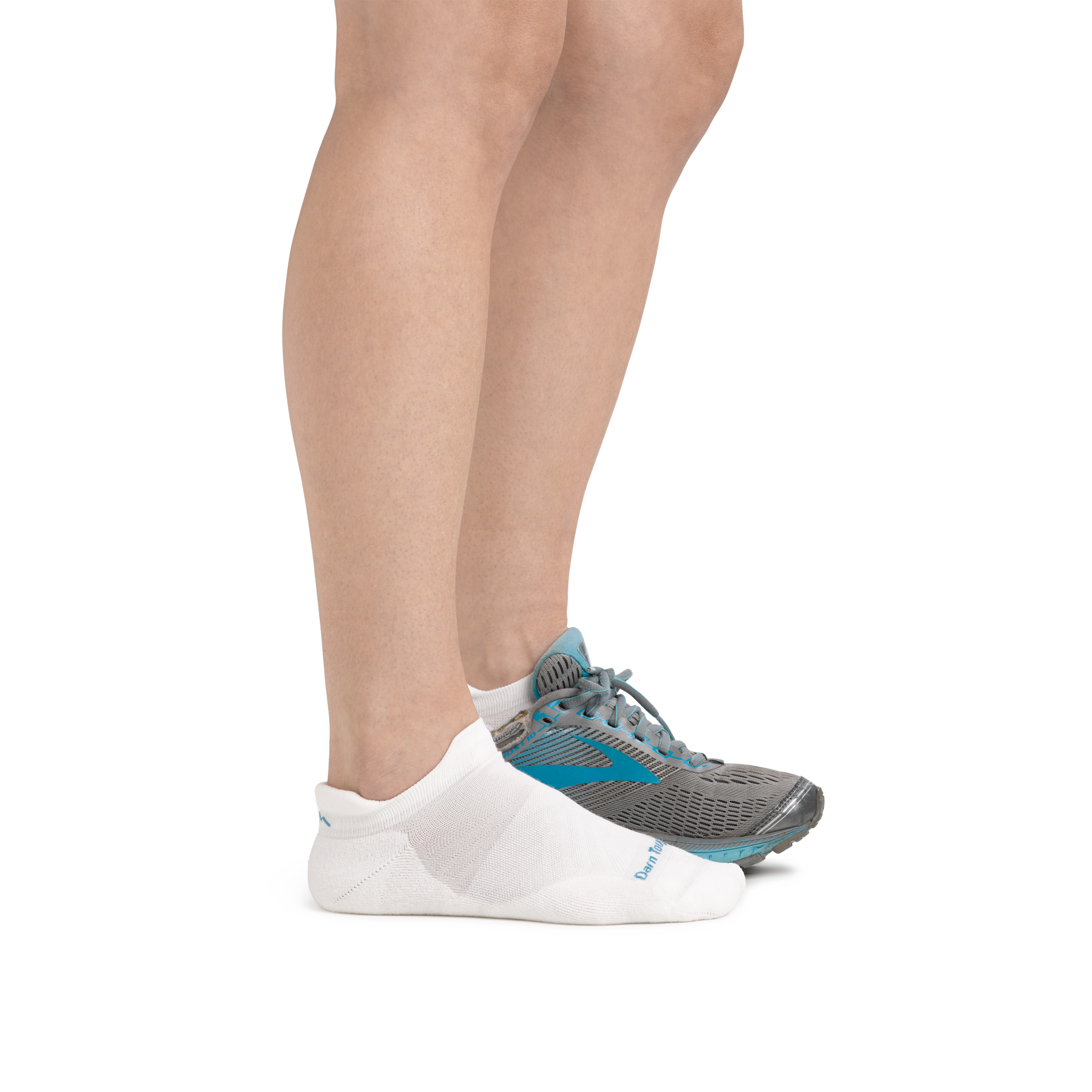 Women's Run No Show Tab Cushioned Ultra-Lightweight Running Socks - Image 20