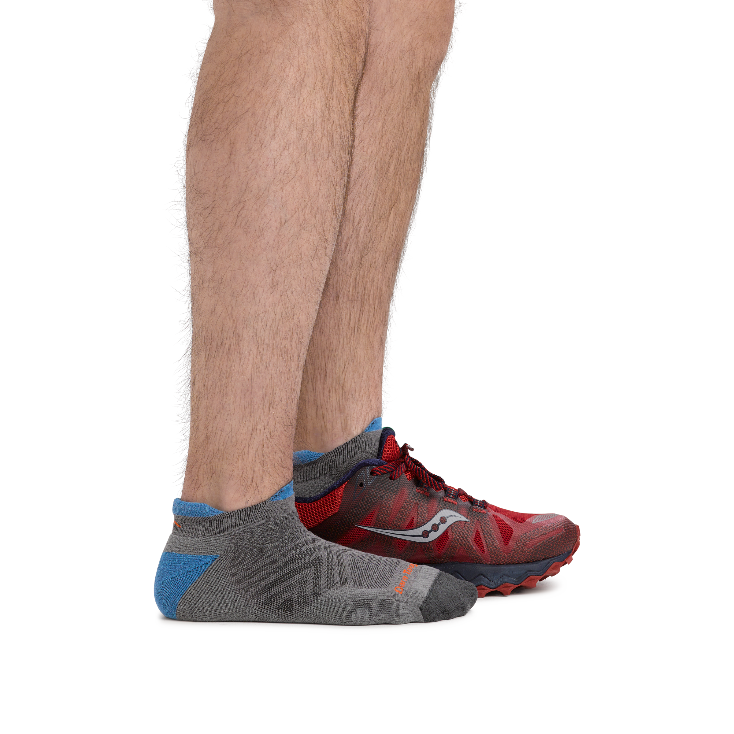 Men's Coolmax® Run No Show Tab Ultra-Lightweight Running Socks - Image 2