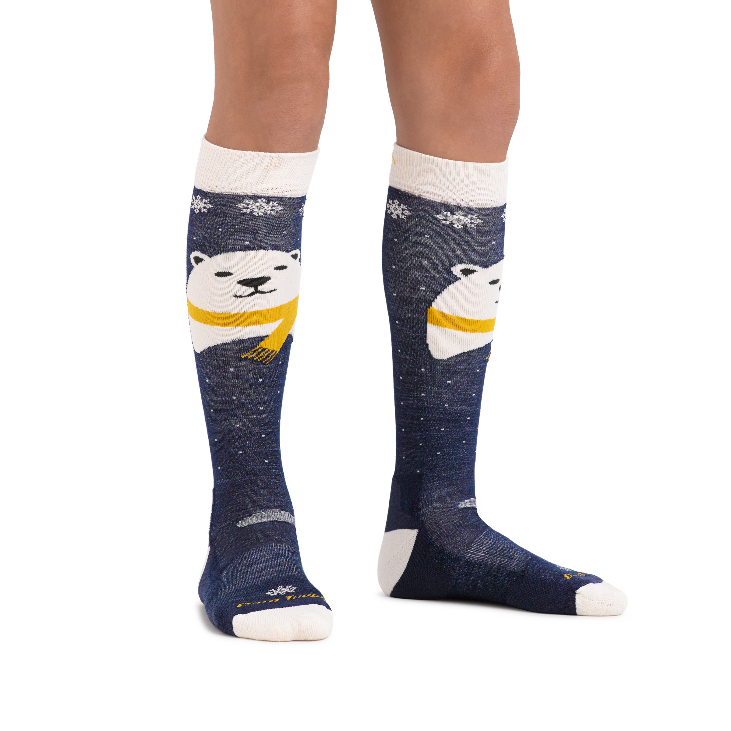 Kids Polar Bear Over-the-Calf Midweight Ski & Snowboard Socks - Image 2