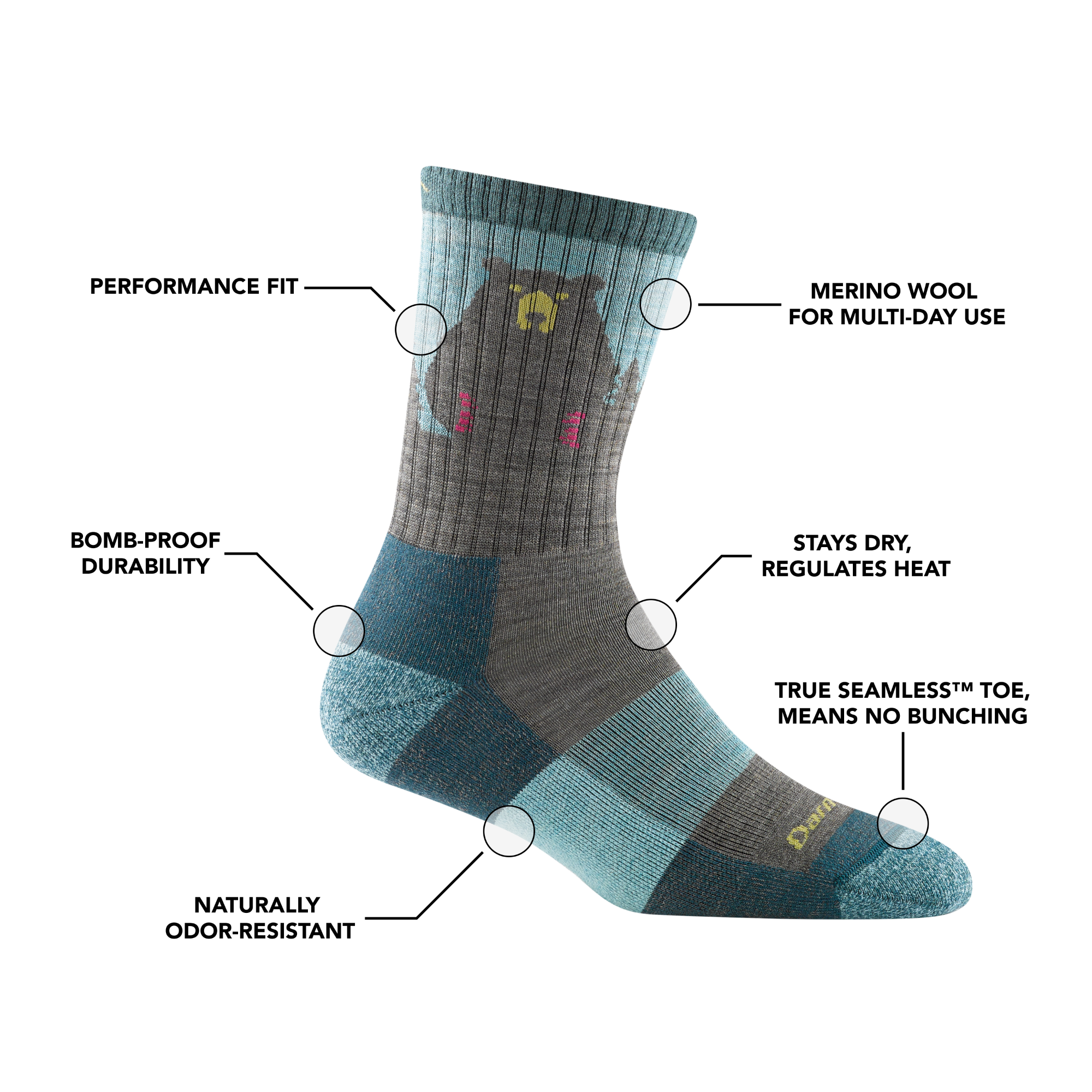 Women's Nature 2-Pack Hiking Socks - Image 6