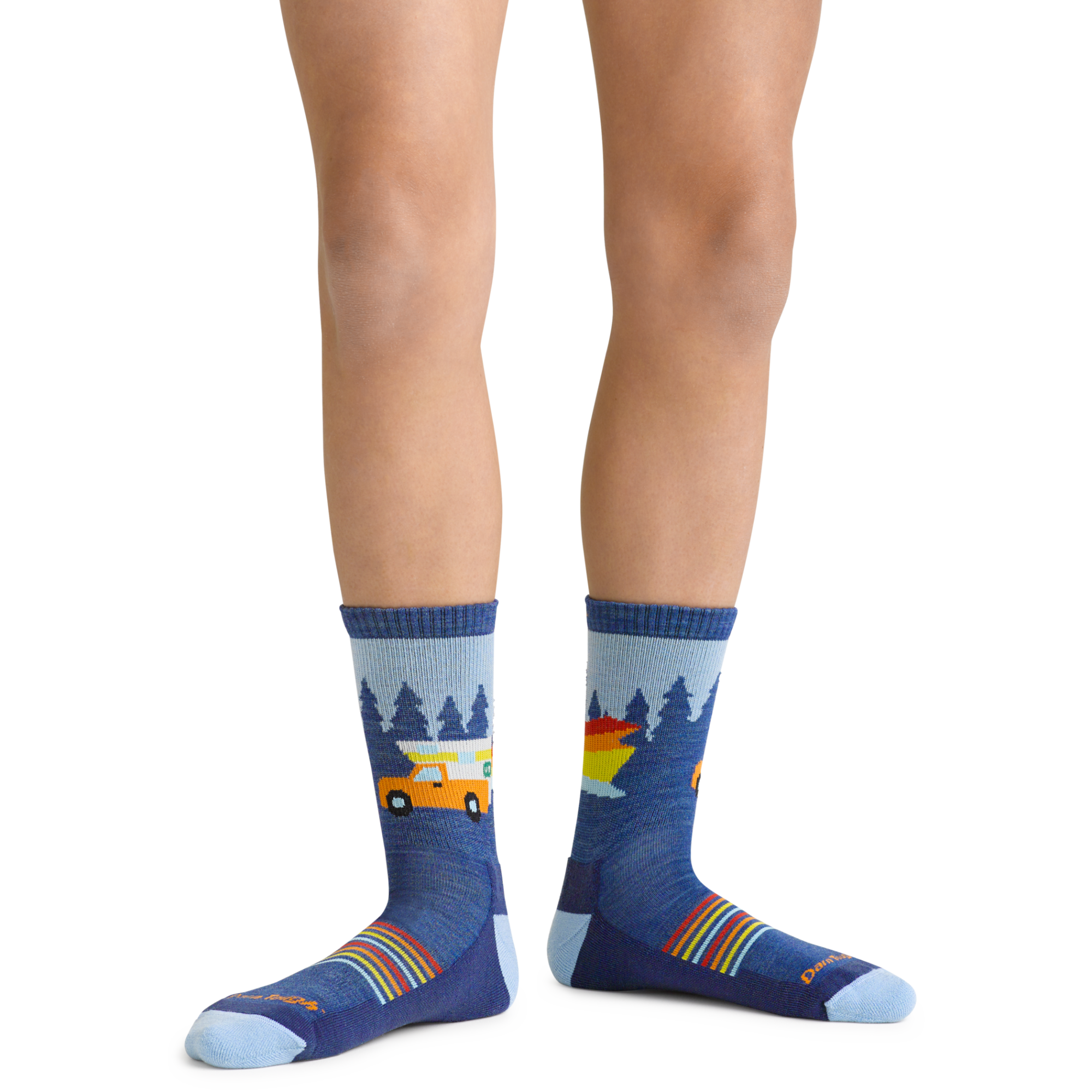 Kids Van Wild Micro Crew Lightweight Hiking Socks - Image 6