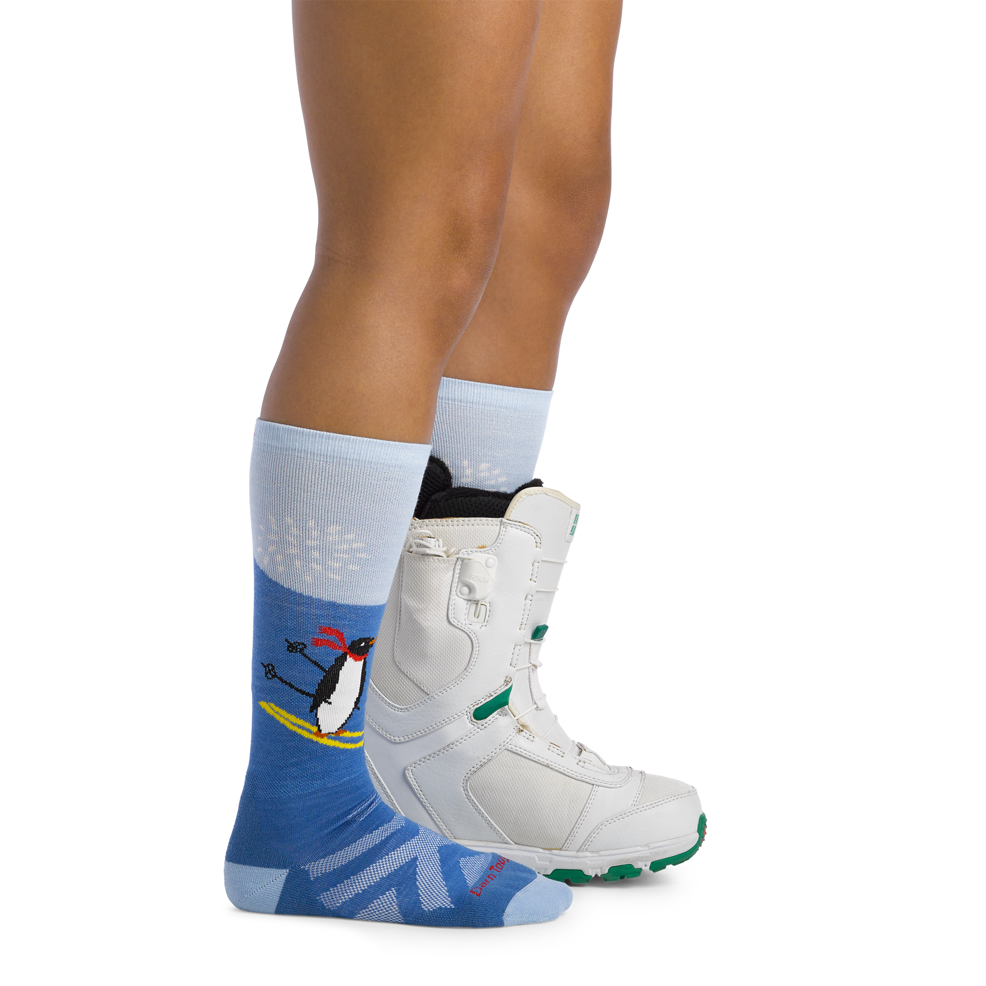 Kids Penguin Peak Over-the-Calf Midweight Ski & Snowboard Socks - Image 3