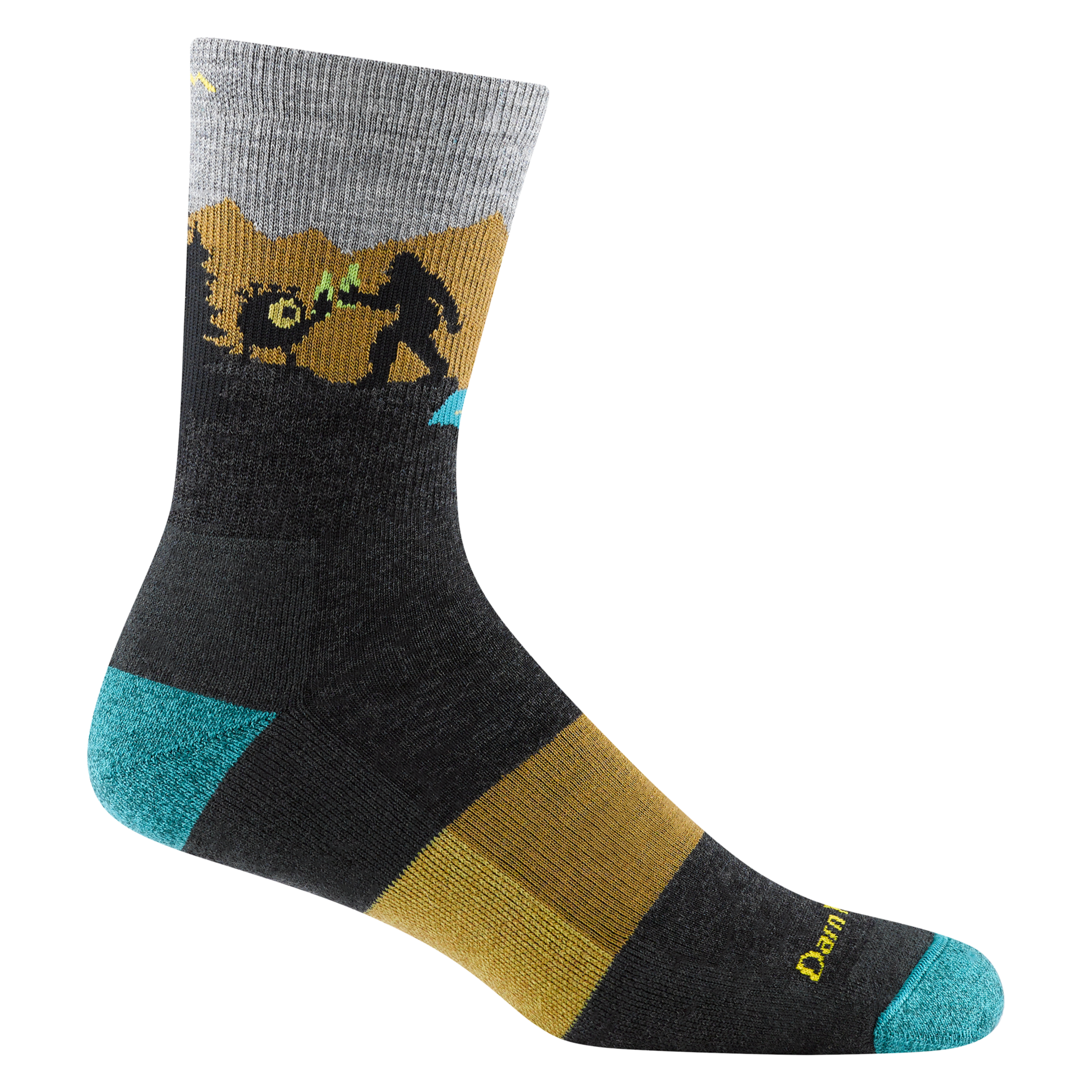 Men's Close Encounters Micro Crew Midweight Hiking Socks - Image 7
