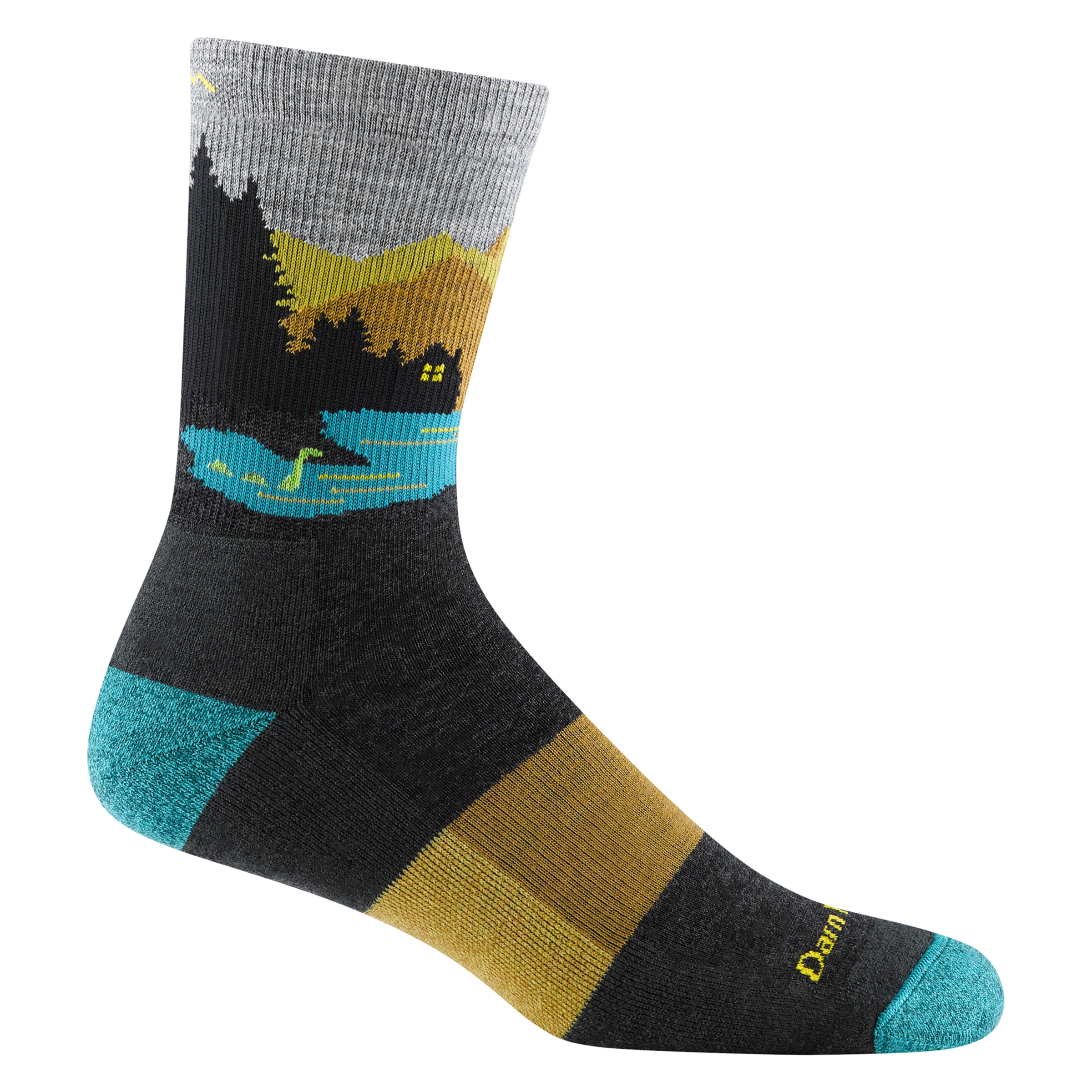 Men's Close Encounters Micro Crew Midweight Hiking Socks - Image 5