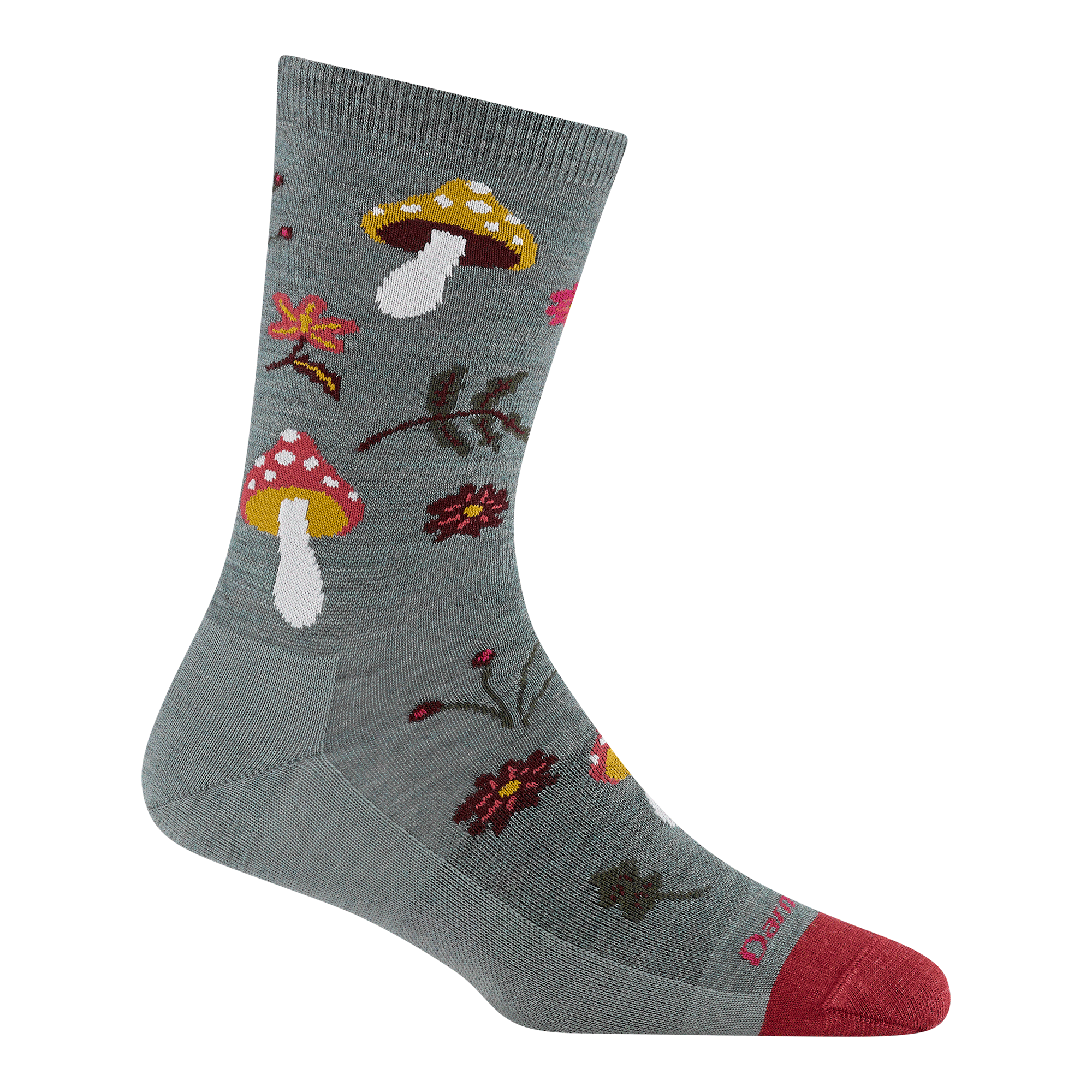 Women's Shroom Bloom Crew Lightweight Lifestyle Socks - Image 3
