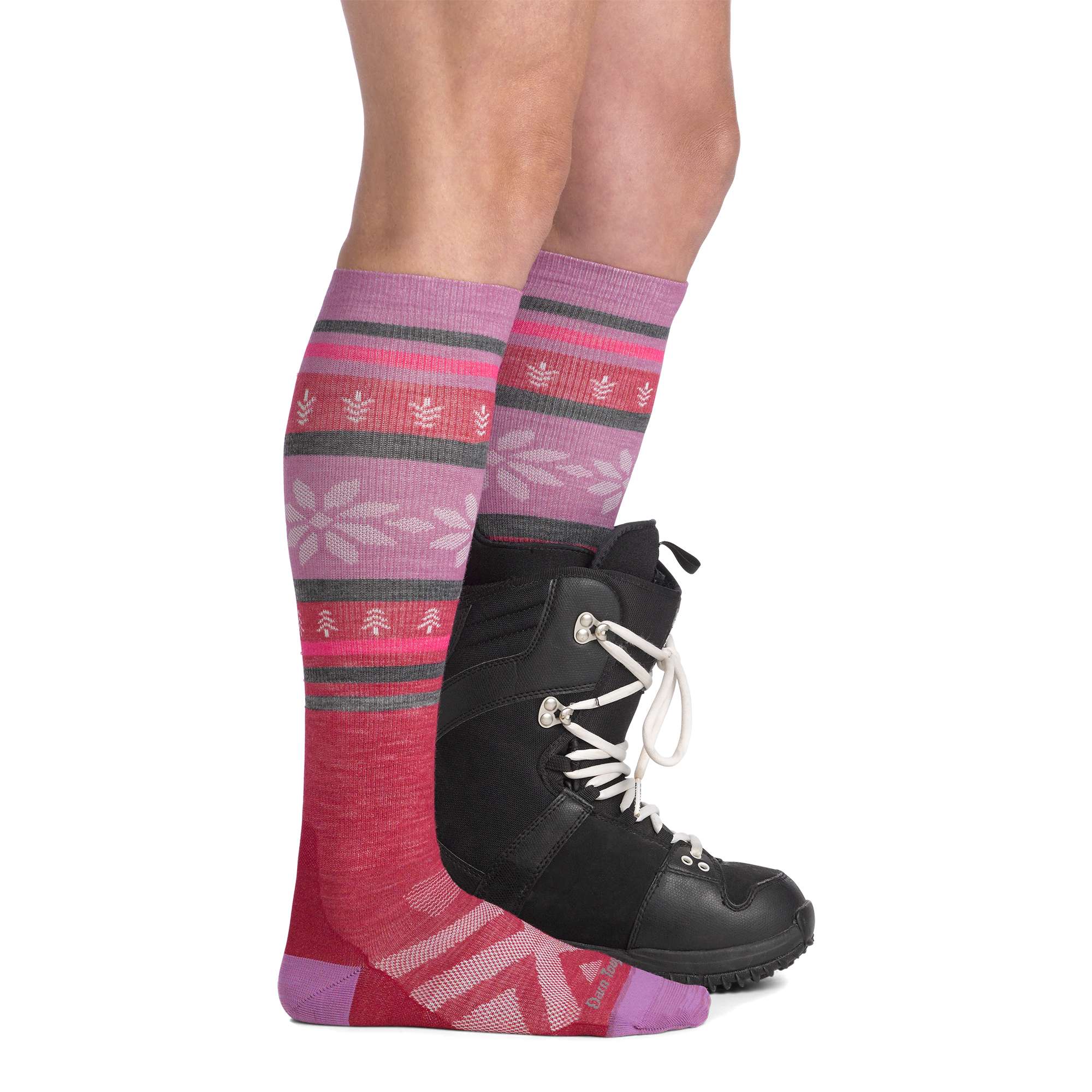 Women's Alpine Over-the-Calf Lightweight Ski & Snowboard Socks - Image 5