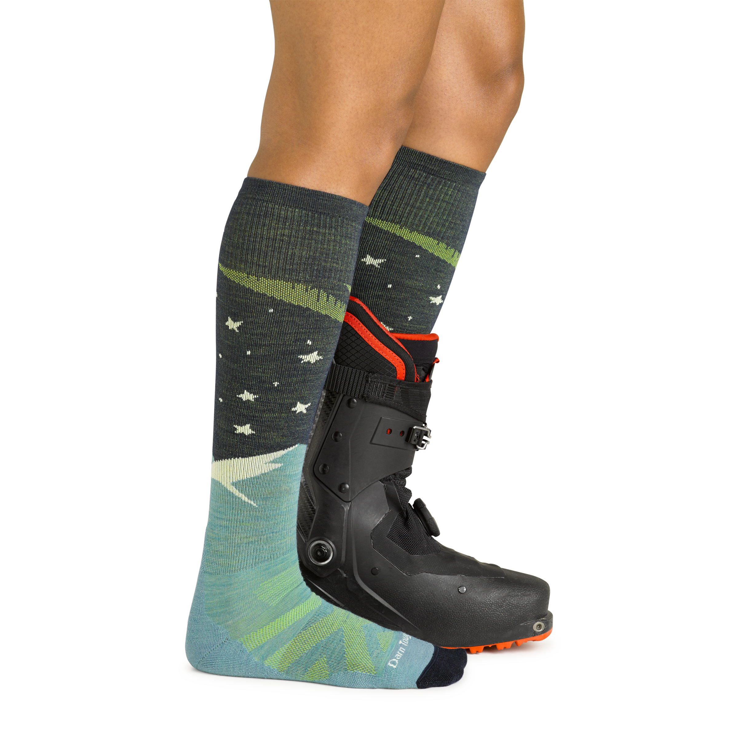 Women's Aurora Over-the-Calf Lightweight Ski & Snowboard Socks - Image 3