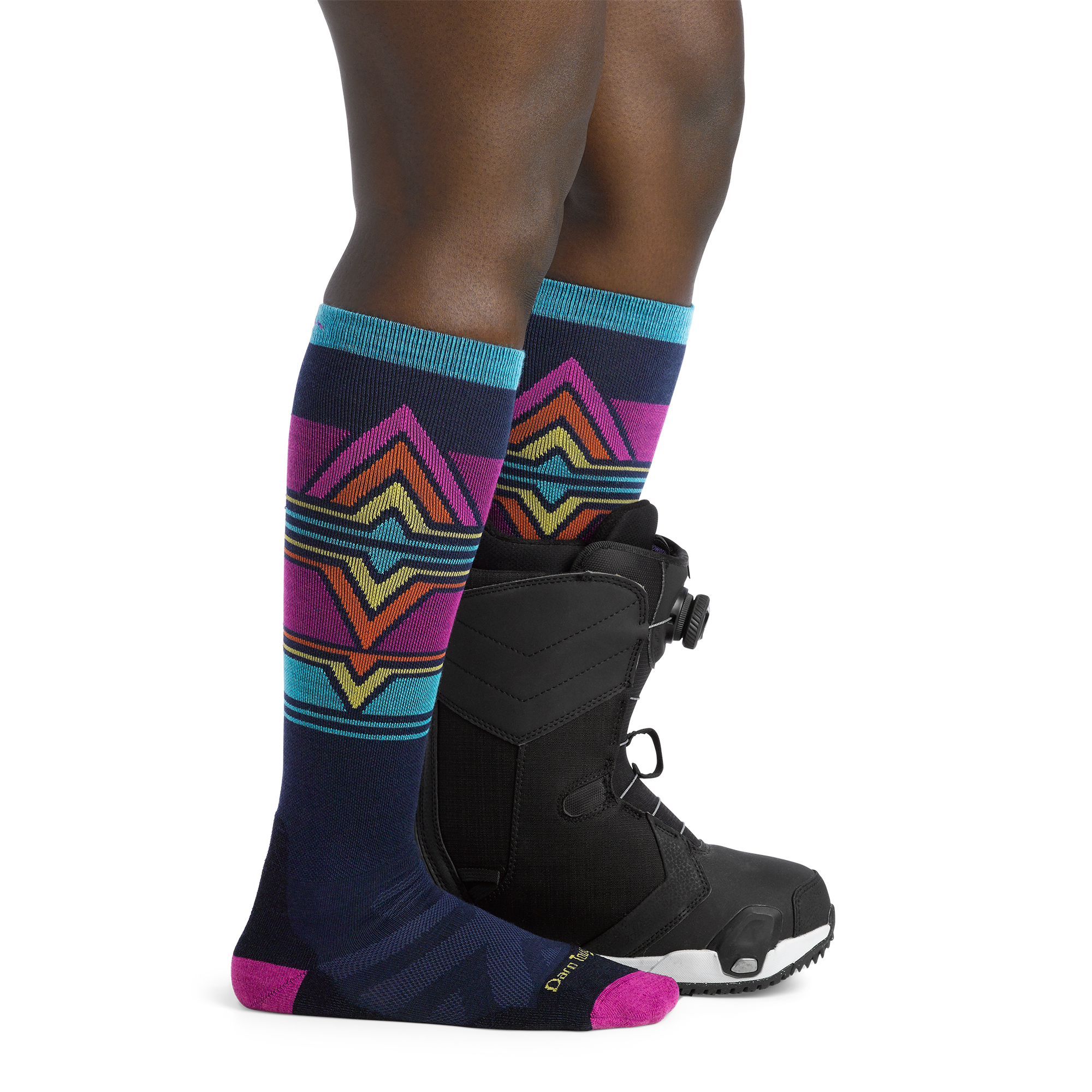 Women's Echo Over-the-Calf Midweight Ski & Snowboard Socks - Image 3
