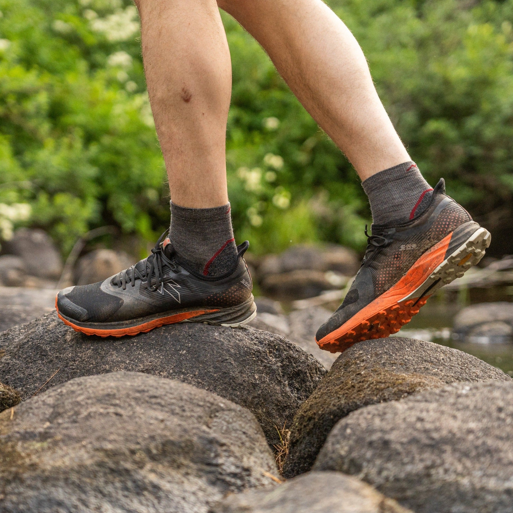 Men's and Women's Hiker 1/4 Sock 2-Pack - Image 3